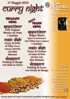 immagine:  Curry Night (also available for Vegan people) 