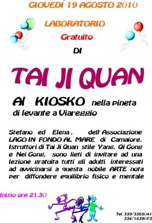 immagine:  Laboratorio gratuito di TAJ JI QUAN